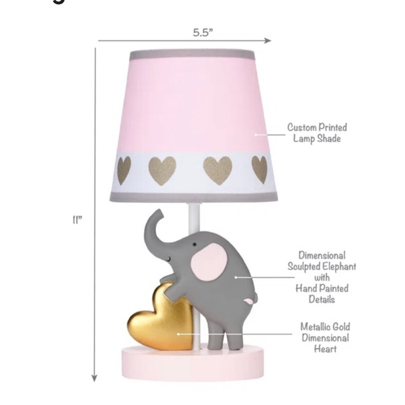 ⭐️Eloise Elephant Lamp by bedtime originals NWOB - Picture 6 of 7
